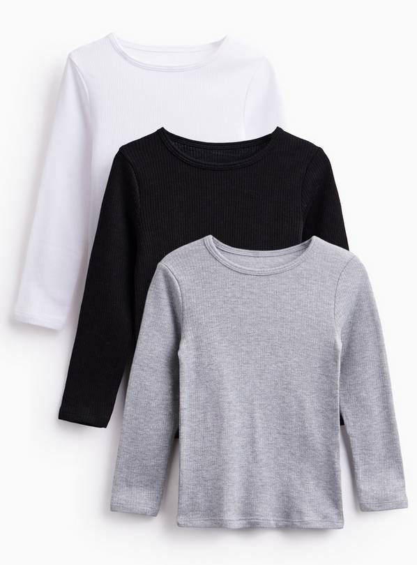 Thermal Long Sleeve Tops 3 Pack 8-9 years
